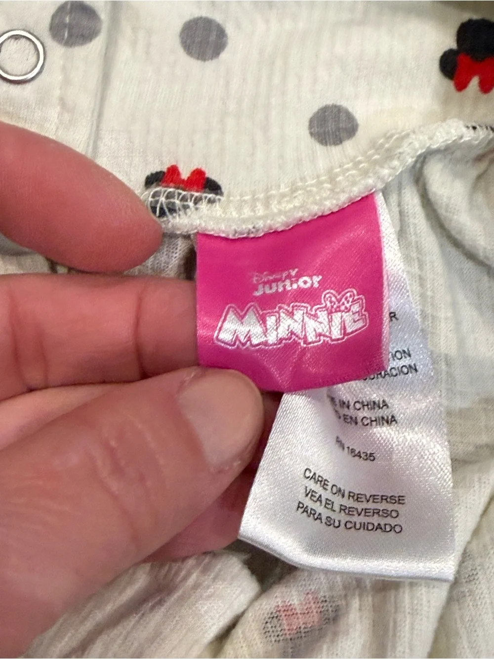 Disney Minnie Mouse Cream Polka Dot Tank & Shorts Set with Headband